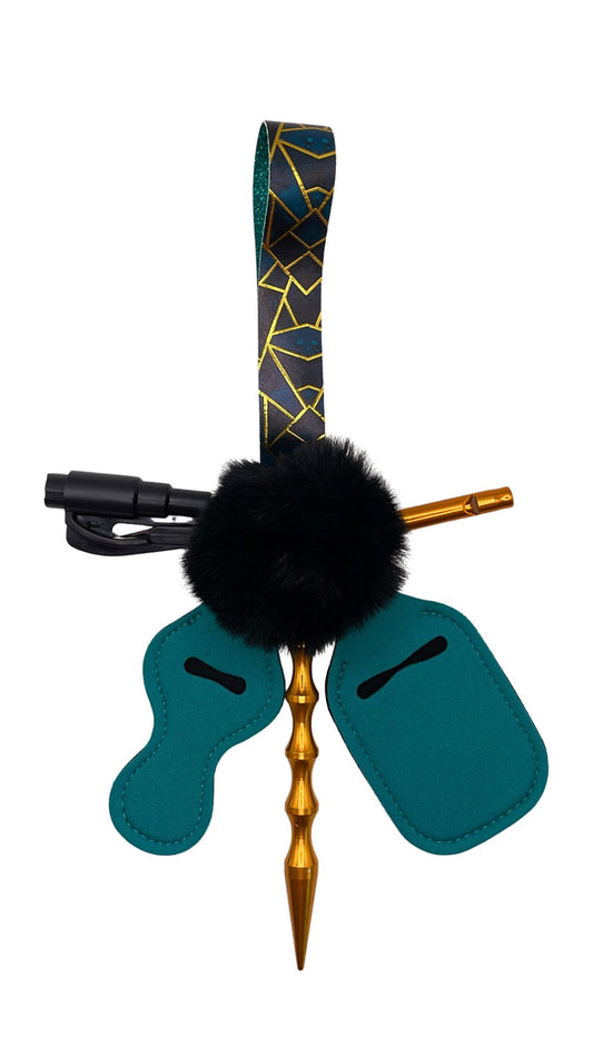 Peacock Persuasion Keychain