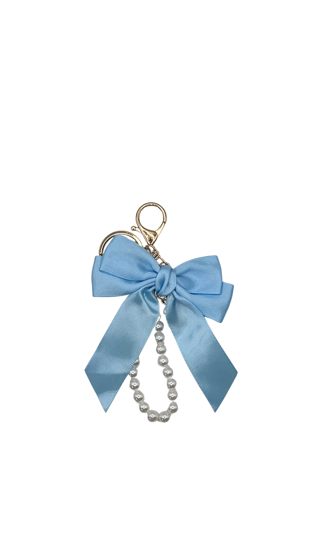 Pearl and bow charm