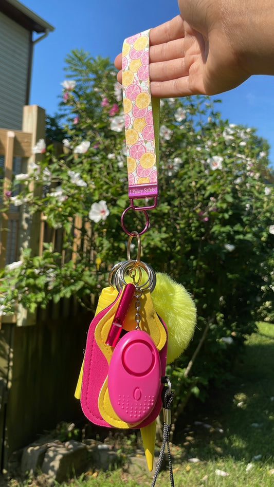 Pink Lemonade Keychain