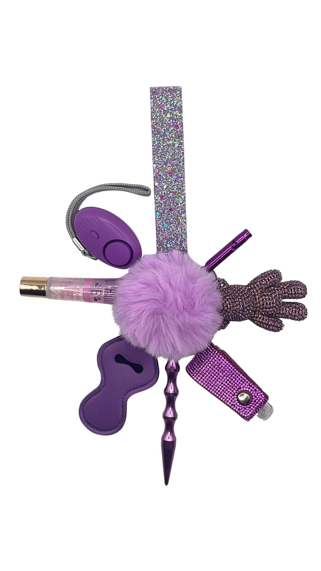 Purple Rain Keychain