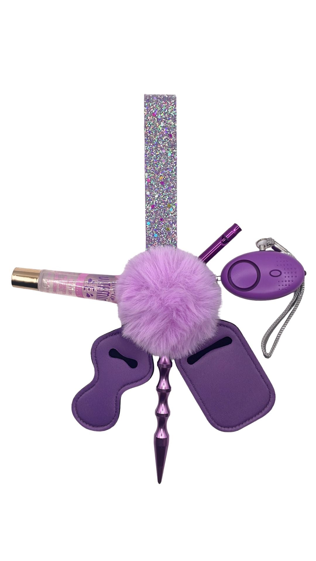 Purple Rain Keychain