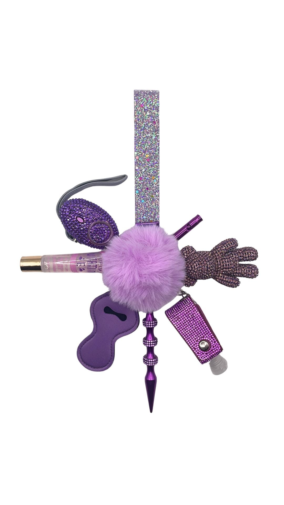 Purple Rain Keychain