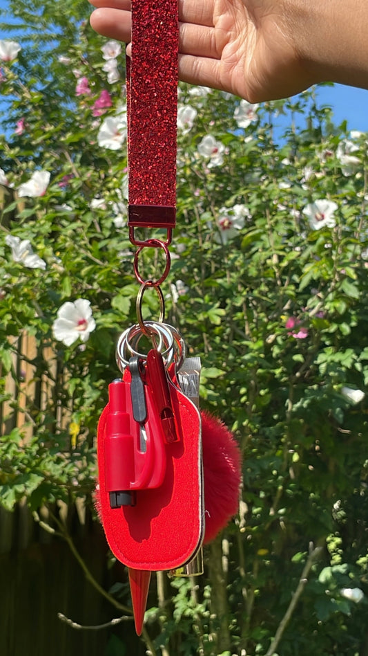 Red Bottoms Keychain