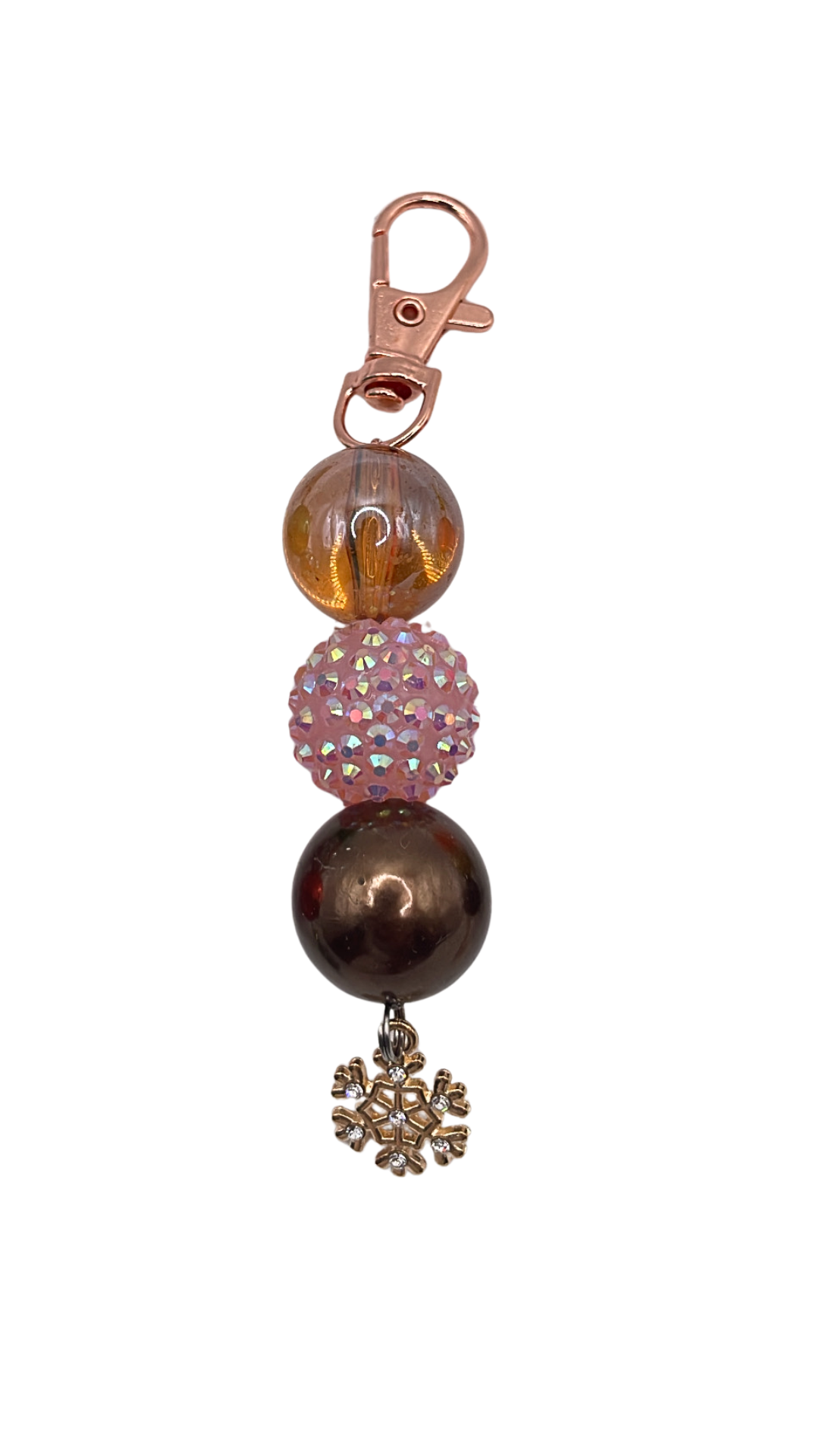 Rosewood Forest Beaded Charm