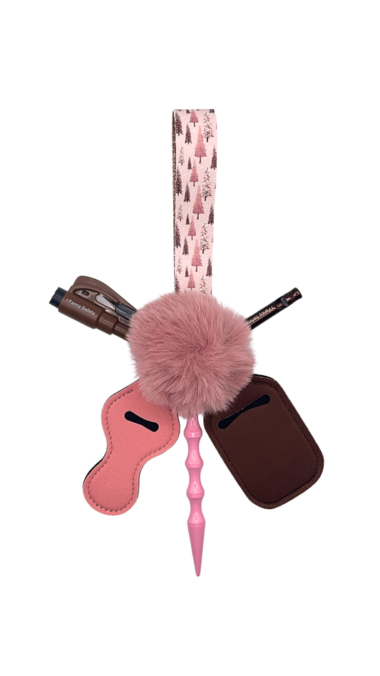 Rosewood Forest Keychain