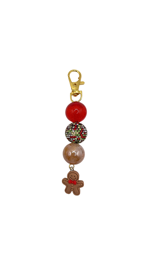 Santa's Snacks Beaded Charm