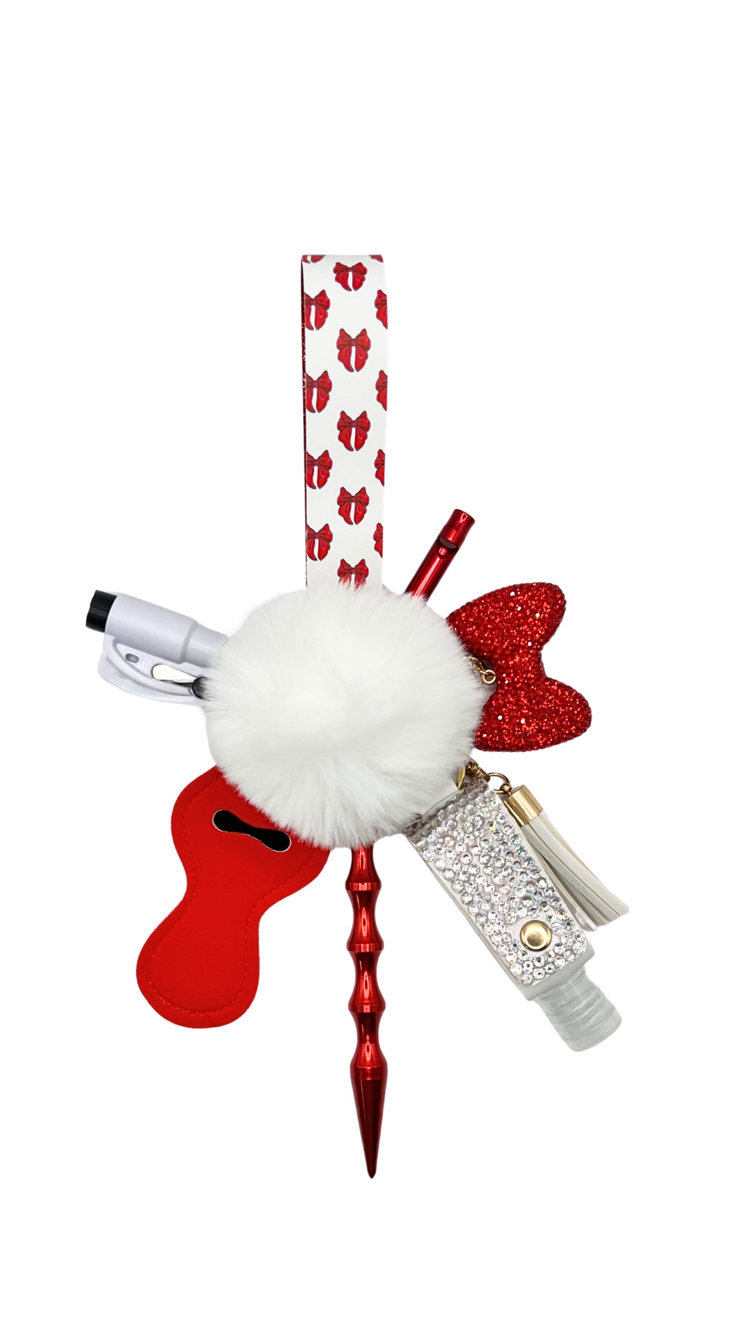 Scarlet Coquette Keychain