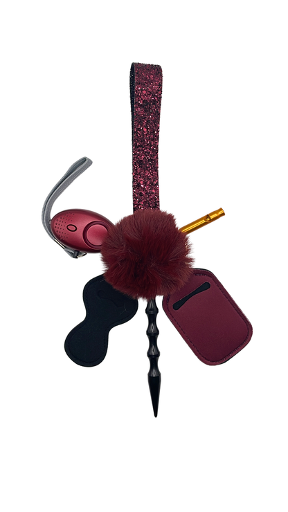 Sparkling Cranberry Keychain