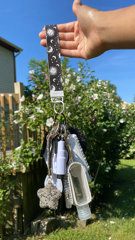 Talking to the Moon Keychain