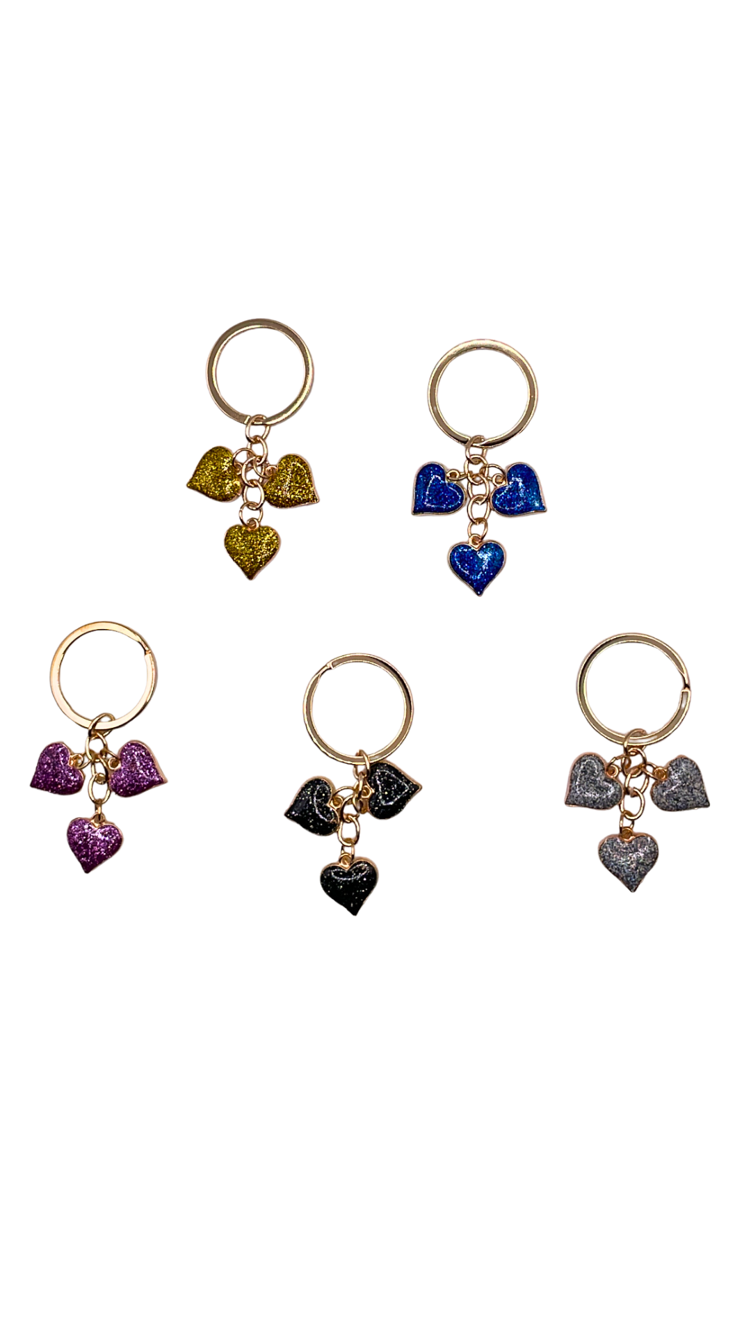 Trio Heart Charm