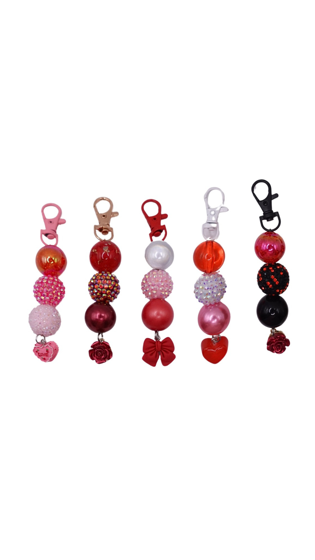 Valentine's Day Beaded Charms