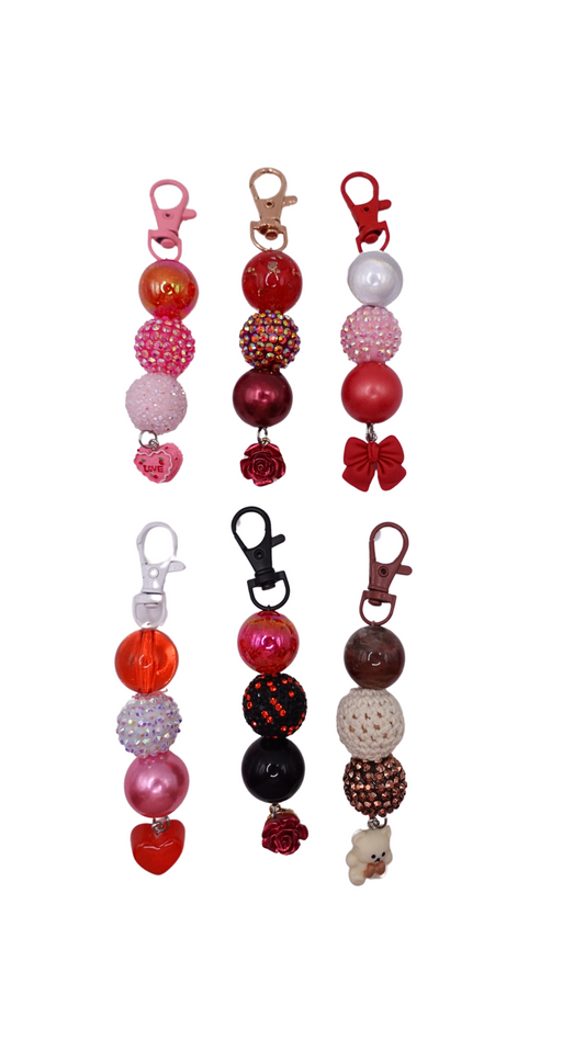 Valentine's Day Beaded Charms